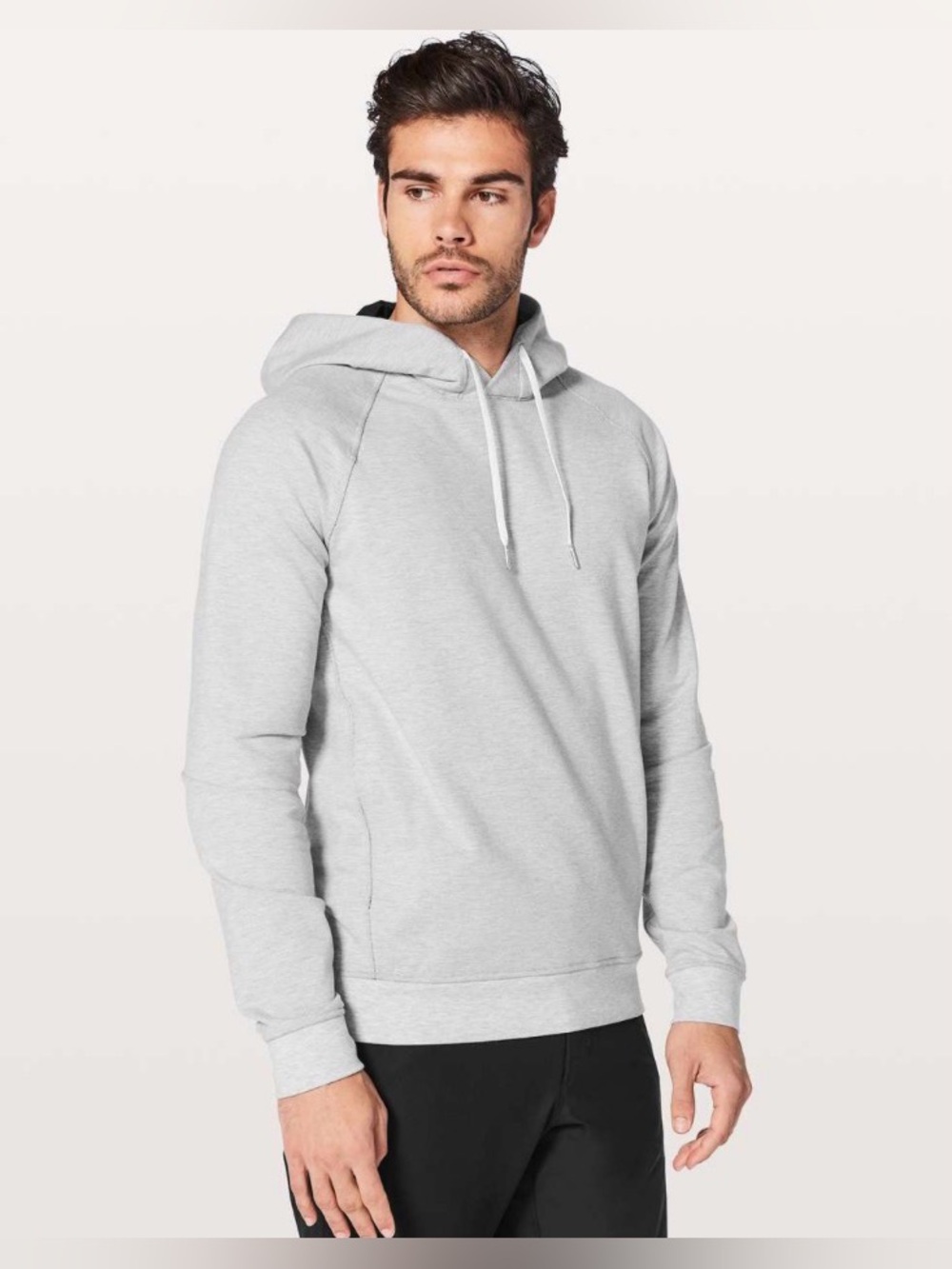 LULULEMON City Sweat Pullover Hoodie Heather Light Grey